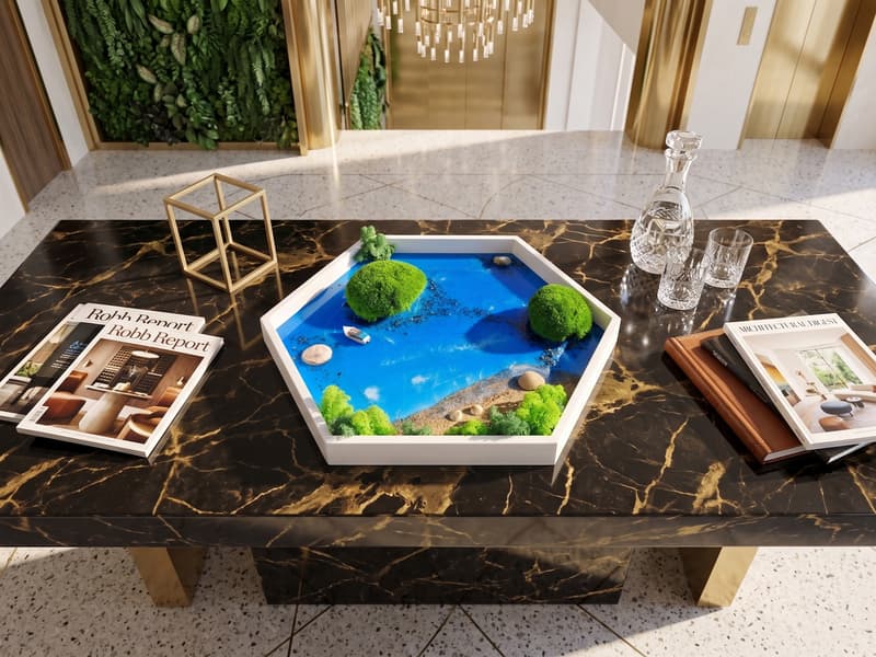 Пано с топчест мъх