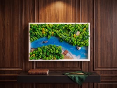 Пано Дивата река