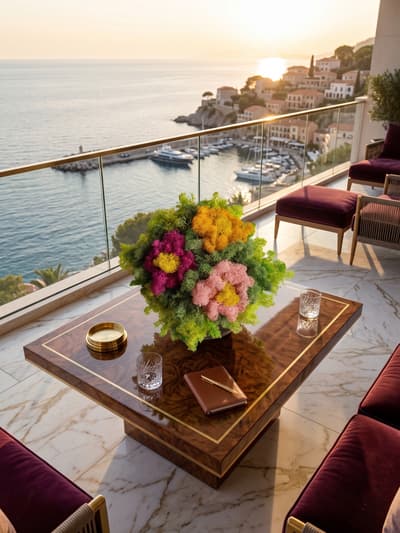 flower pot made of moss